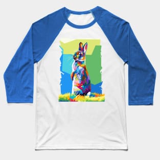 Rabbit Wpap Art Baseball T-Shirt